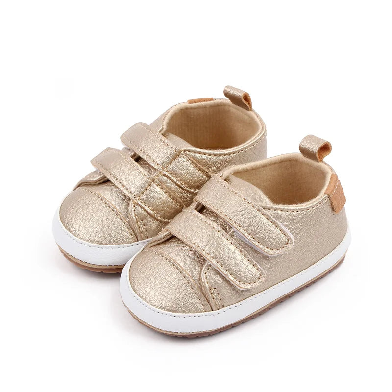 Tênis Sneaker Recém-Nascido em Couro | Sapatinho Casual Para Bebê