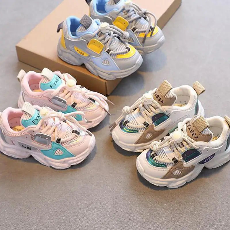 Tênis Sneaker Infantil| Tênis Infantil Malha Respirável e Cadarço