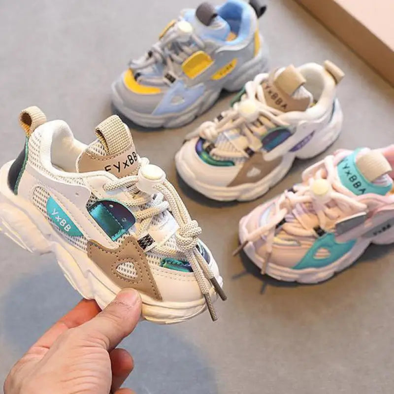 Tênis Sneaker Infantil| Tênis Infantil Malha Respirável e Cadarço