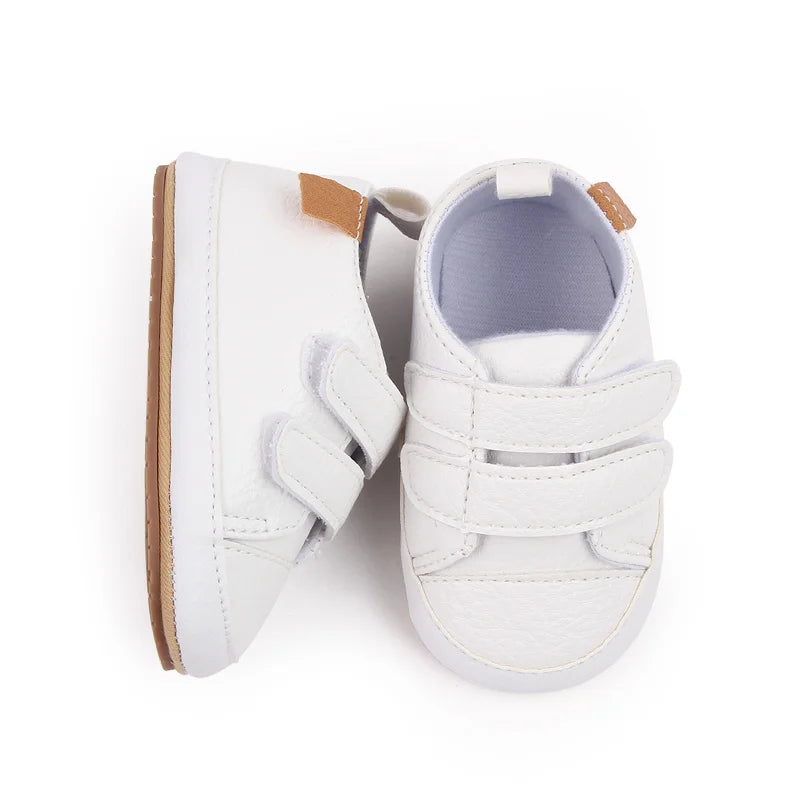 Tênis Sneaker Recém-Nascido em Couro | Sapatinho Casual Para Bebê