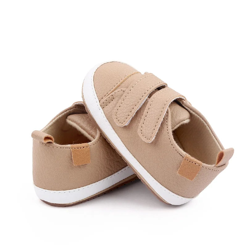 Tênis Sneaker Recém-Nascido em Couro | Sapatinho Casual Para Bebê